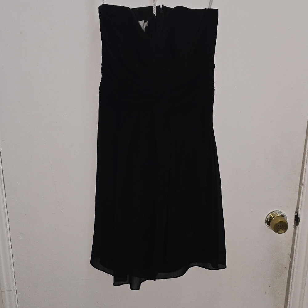 Strapless Black Cocktail Dress David's Bridal